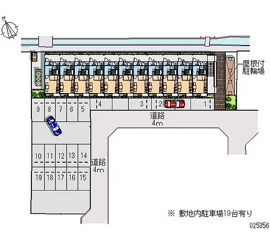 ★手数料０円★岡山市南区南輝２丁目　月極駐車場（LP）